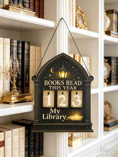 1 bảng theo dõi "Sách đã đọc trong năm nay" phong cách Gothic, nhật ký đọc sách trang trí tường dành cho người yêu sách, phụ kiện trang trí nhà theo phong cách Boho Witchy, trang trí bàn thờ phù thủy Pagan, trang trí nhà theo phong cách Gothic, bảng theo dõi sách trên giá sách và bàn làm việc, quà tặng cho người mê sách, trang trí huyền bí cho không gian tâm linh, trang trí nhà và sự kiện theo phong cách Gothic tối giản.