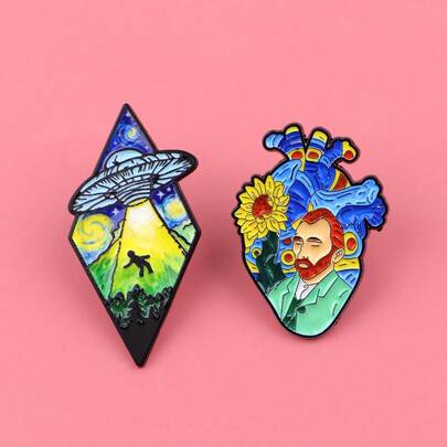 Insignias de solapa de esmalte lindas, broches de mujer para mochilas, joyas de accesorios de moda de aleación de zinc como regalo