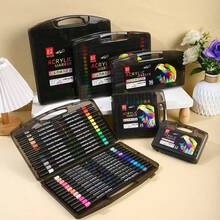 12/24/36/48pcs New Solid Color Glitter Markers, Thick Soft Tip Brush Pens, Non-Fading Pearl Glitter Pens, Multicolor Fluorescent Pens Suitable For Painting, Suitable For Marking Tools, Christmas Doodle Markers, Christmas/New Year Gifts, Back To School Stationery, Office Supplies, Desktop Accessories, School Season Supplies (Random Color) - A - View 8