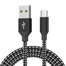 Fast Charging Mixed Braid Multi-Color USB Type C Charger Cable [3 Packs 3.3/6/6/10FT] Nylon Braided USB A To USB C Fast Charging Cord Compatible With IPhone17 16 15 Pro Max Galaxy S25 S24 S23 S22 S21 S20 S10 Android Cell Phones And More Mother's Day Spring Birthday Gift - Multicolor - View 12