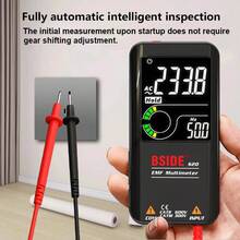 1pc BSIDE Digital Multimeter S20 Smart DC AC Voltage Capacitor Ohm Diode NCV Hz EMF Tester Detector Meter - Black - View 7