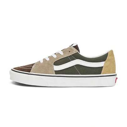 Giày thể thao Vans Sk8-Low Retro Patchwork cổ thấp, unisex, hàng mới về mùa hè 2026, giày thể thao thường ngày VN0A4UUKB7J