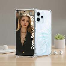 Funda para Teléfono - Adecuada para OPPO Reno 14 Pro 5G, Funda de TPU Transparente y Fácil de Instalar, Funda Transparente Antigolpes para Oppo Reno 13 Pro Reno 14 F - transparente - Ver 54