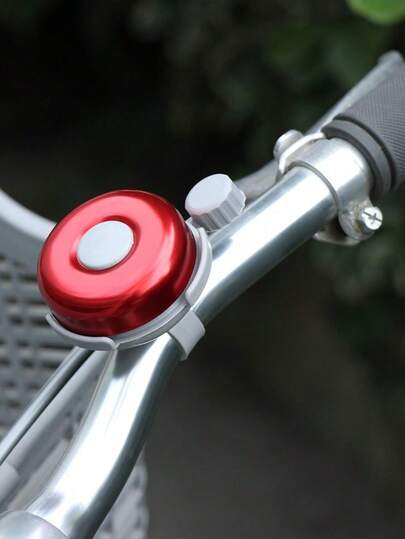 1 Piece Of Color Blocking Design Bicycle Bell Casual And Simple Bicycle Horn Essential Accessories For Cycling