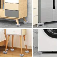 4pcs Washing Machine Anti-Vibration Pads, Universal Washer & Dryer Support Feet Mats, Non-Slip Rubber Stabilizers With Noise Reduction, Floor Protection, Anti-Shake, Multi-Purpose - Multicolor - View 13