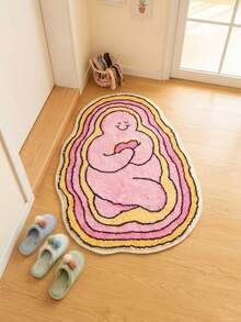 1pc Spring/Summer New Arrival, Heart-Shaped Plush Rug, Soft Absorbent Skin-Friendly, Suitable For Bedroom Or Living Room Decor, Holiday Gift, Bedroom Carpet, Comfortable Home Accessory, Decorative Rug, Bedroom Decor, Small Rug, Carpet, Home Decor, Living Room Rug, Small Living Room Rug - Multicolor - View 14