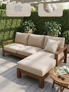 1 tấm bọc ghế sofa nhung màu be đa năng, chống thấm nước và chống trượt, phù hợp với ghế sofa đơn/đôi/ba chỗ ngồi và ghế sofa hình chữ L, kiểu dáng hiện đại tối giản, mềm mại và thân thiện với da, chống trầy xước do thú cưng. - Màu be - Xem 5