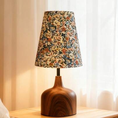 1pc LED Minimalist Modern Gold Desk Lamp, Vintage Fabric Pleated Lampshade Soft Light, Nordic, European, Italian Style, Rustic Living Room Bedroom Modern Minimalist Reading Desk Personalized Creative Minimalist, Warm Light Decoration Multi-Purpose Warm Light Camping Romantic Elegant Atmosphere Bedside Night Light Soft Light, Minimalist Design, USB Shaded Desk Lamp, New Year Gift, Valentine's Day Gift