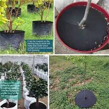 10pcs Non-Woven Fabric Garden Barrier Rings Tree Barrier Plant Cover 15cm-82cm Garden Mat Protection Herb Plant Control - A - View 9