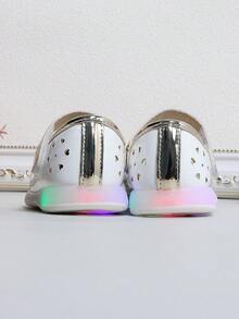 Giày thể thao đế mềm dán cho bé gái, giày năng động dễ thương, mẫu thời trang mới mùa xuân/thu. - trắng - Xem 4