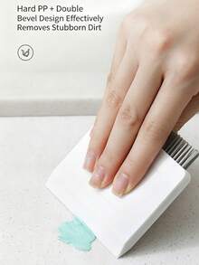 1 pieza Rasqueta, Espejo de baño, Raspador de encimera, Cocina, Limpiacristales, Estufa, Limpiador de grietas - A - Ver 4