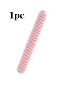 1/2pcs Anti-Slip Striped Toothbrush Holder, Portable Nordic Toothbrush Storage Box, Dustproof Toothbrush Cover, Toothbrush Case, Suitable For Home Daily Use And Business Travel, Outdoor Travel And Camping, Bathroom Decor, Back To School, Summer Travel Accessories, Bathroom Gadgets, Bathroom Accessories, Home Supplies, Personal Care Organizer - Multicolor - View 14