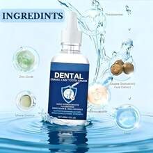 60ml Dental Care Liquid, Teeth Brightening Serum, Lasting Fresh Breath, Deep Cleaning Oral Hygiene, Removes Plaque & Stains, Gum Care For Yellow Teeth, Cavity Healing Tooth Armor, Keeps Mouth Clean White, Non-Gender Universal For Men Women, Summer Hot Item, Travel Wedding Beach Vacation Essential, Gifting Must-Have - trắng - Xem 4