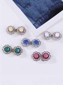 1Pc Invisible Adjustable Waist Reduction Buckle Pin (Without Cardboard) - Multicolor - View 6