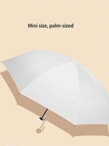 Paraguas mini ultraligero unisex, dos en uno para días soleados y lluviosos, sombrilla compacta y conveniente, paraguas cápsula de doble uso, fácil de llevar - Multicolor - Ver 2