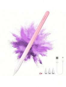 New For Ipad Special Stylus Pen, One-Touch Startup, Apple Pen With Battery Display, Suitable For Ipad 9/10/11, For Ipad Pro, For Ipad Air, For Ipad Mini Devices, Electronic Stylus Pen With Tilt Sensitivity, Anti-Drop Handwritten Function, Tablet Accessories, With 3 Interchangeable Pen Heads For Electronic Signature - 查看 13