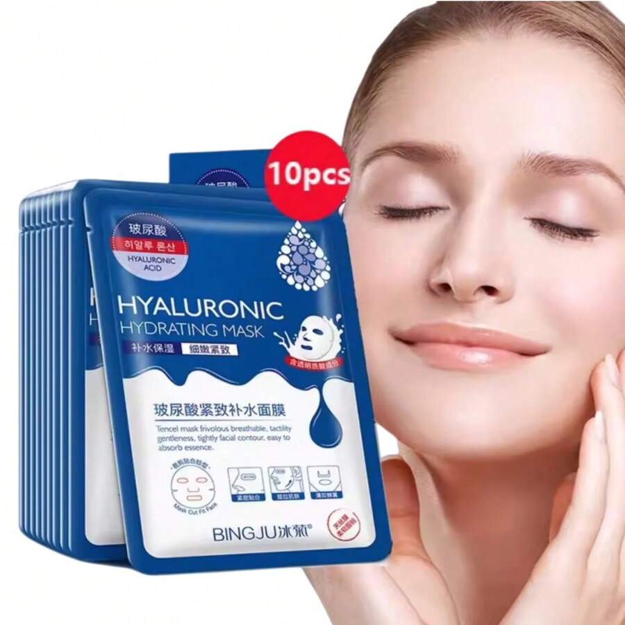 Bộ dụng cụ tự làm mặt nạ, gồm bát trộn, cọ thoa mặt nạ bằng silicon, thìa vét và thìa đong + 10 miếng dán mặt nạ, dụng cụ chăm sóc da và vật tư làm đẹp. - Nhiều màu - Xem 1