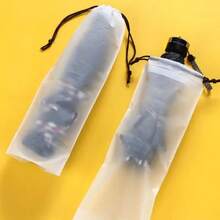 2/5pcs Semi-Transparent Matte Umbrella Bags - Durable EVA Material, Reusable, With Drawstring Closure, Suitable For Home And Travel Storage - Multicolor - View 6
