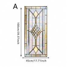 1/4pcs Delicate Geometric Diamond Pattern Window Film, Removable Privacy Sticker With Rainbow Effect. Suitable For Bedroom, Kitchen, Glass Decor, Also Can Be Used As Home Gift. - Window Stickers - View 14
