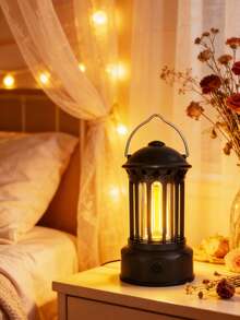 Outdoor LED Camping Light, Portable USB Rechargeable Retro LED Lamp, Camping Tent Light, Portable Lighting, Fishing Light - Star - View 11