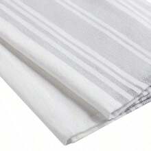 Soft Silver Cotton Woven Dual-Purpose Oversized Kitchen Towels 3 Pack - Default - View 5