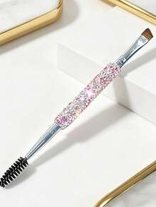 Set Alat Rias Portabel Mewah Berhiaskan Rhinestone, Kuas Alis Besar, Sisir Bulu Mata, Sisir Alis Spiral, Kuas Eyeliner Ultra Halus, Kuas Bulu Mata Multifungsi, Cocok untuk Mewarnai dan Merapikan Alis, Alat Rias Lembut, Hadiah Natal, Hadiah untuk Pacar, Hadiah Hari Ibu, Hadiah untuk Keluarga, Hadiah untuk Teman Sekelas, Desain Sangat Menarik - MultiWarna - View 14
