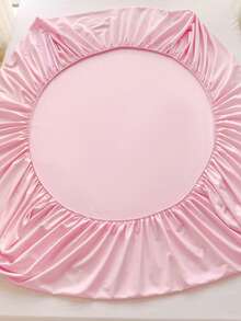 Camel Brushed Soft & Comfortable 3 PiecesBed Sheet Set - Baby Pink - View 7
