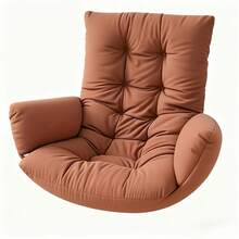 1 Piece Of Patio Furniture Chair Cushion, Armrest Rocking Chair Cushion, Thickened Soft Cushion With Backrest Design, Suitable For Indoor And Outdoor Use, Rocking Sofa Cushion (Seat Cushion Only). - 黑色 - 查看 10