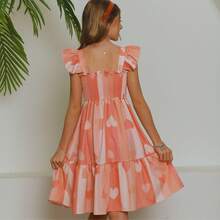 Short Dress For Girls/Teenagers - Rosa coral - Ver 4