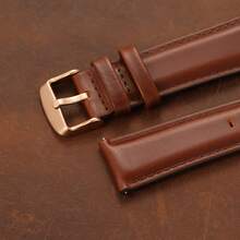 Women Retro Calfskin Genuine Leather Watch Band 18mm 20mm 22mm Quick Release Spring Bar Comfortable Replacement Wristband - Mouldless - View 10