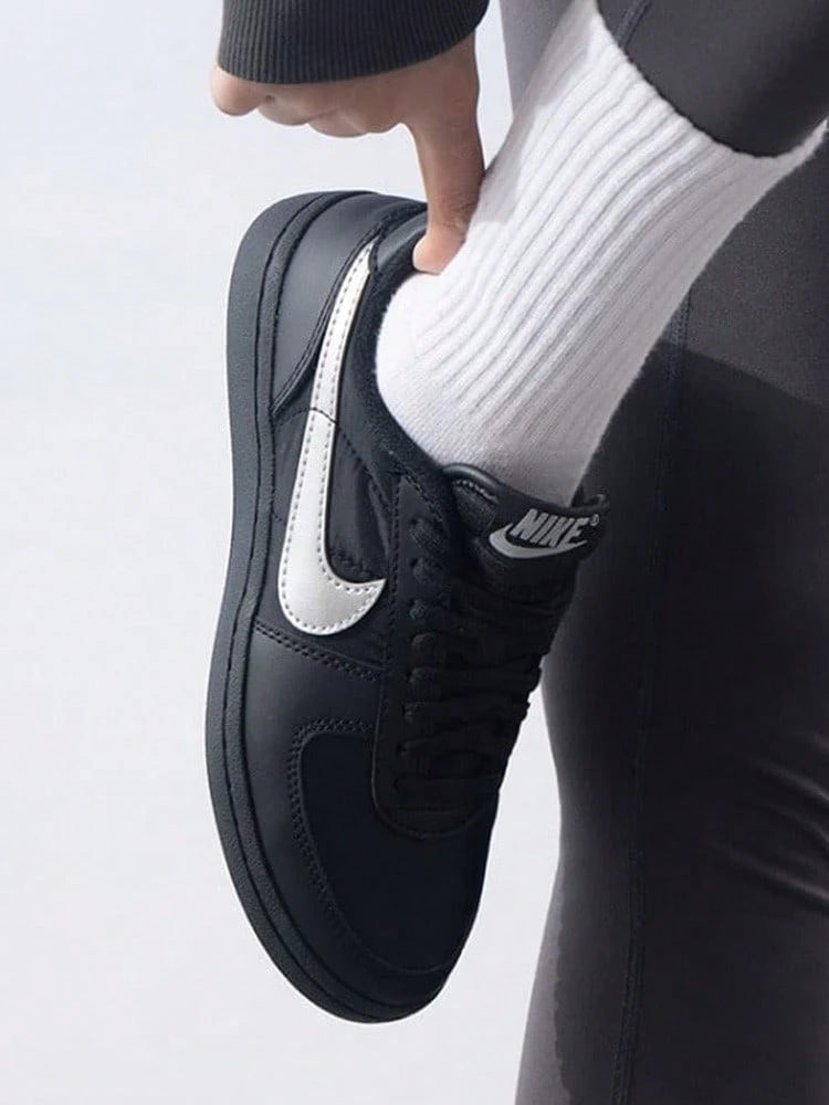 Nike Field General '82 舒適百搭 防滑耐磨 低筒 復古籃球鞋 女款 - 黑色 - 查看 1