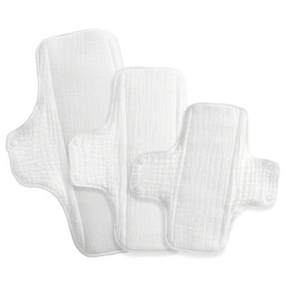 1 miếng băng vệ sinh tái sử dụng - Băng gạc cho phụ nữ, Bộ băng vệ sinh có cánh cho phụ nữ, Miếng lót quần lót bằng vải có thể giặt sau sinh, Băng vệ sinh trong kỳ kinh nguyệt, Quần lót trong kỳ kinh nguyệt, Quần lót sau sinh, Quà tặng lý tưởng cho phụ nữ, Vật dụng cần thiết sau sinh
