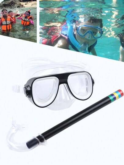SHENYU Conjunto de máscara de snorkel y tubo de respiración, equipo para natación y deportes acuáticos