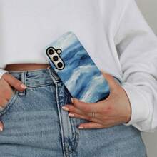 Funda para teléfono: Diseño artístico de pintura de olas del océano, funda de doble capa resistente para una protección superior, para Samsung Galaxy S26/S25/S24/S23/S22/S21/S21+/S21 Ultra, Plus, FE, Edge/S20 FE/A15/A16, 17, 16, 15, 14, 13, 12, 11 Pro Max, Plus y Pro/A17/A26/A36/A56, regalos de cumpleaños y Navidad. - Color mixto 1 - Ver 8