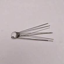 10 piezas Juego de agujas de limpieza para cabezal de ducha manual sin electricidad, adecuado para uso doméstico y al aire libre. Utilice alcohol con patrón para limpiar y desatascar los cabezales de ducha. Herramientas de limpieza, productos de limpieza del hogar y cuidado personal - A - Ver 9