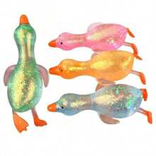 1PC Glitter Duck Soft And Slow Back,Sticky Stress Relief Toy,Cute Stuff,Taba Squishy,Travel Portable Fidget Squeeze Toys,Squisy,All Ages Austism,Holiday Gifts,Fun Cute,Birthday Gifts,Easter﻿ (Pink) - 粉色 - 查看 8