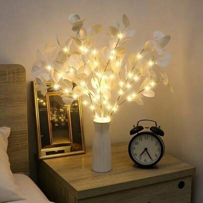 Đèn cành lá táo 20 bóng LED, đèn cành cây nhân tạo, trang trí phòng ngủ, bàn làm việc, tiệc cưới, ngày Valentine, Lễ Tạ ơn, nhà cửa, văn phòng, chất liệu nhựa bền, quà tặng sáng tạo.