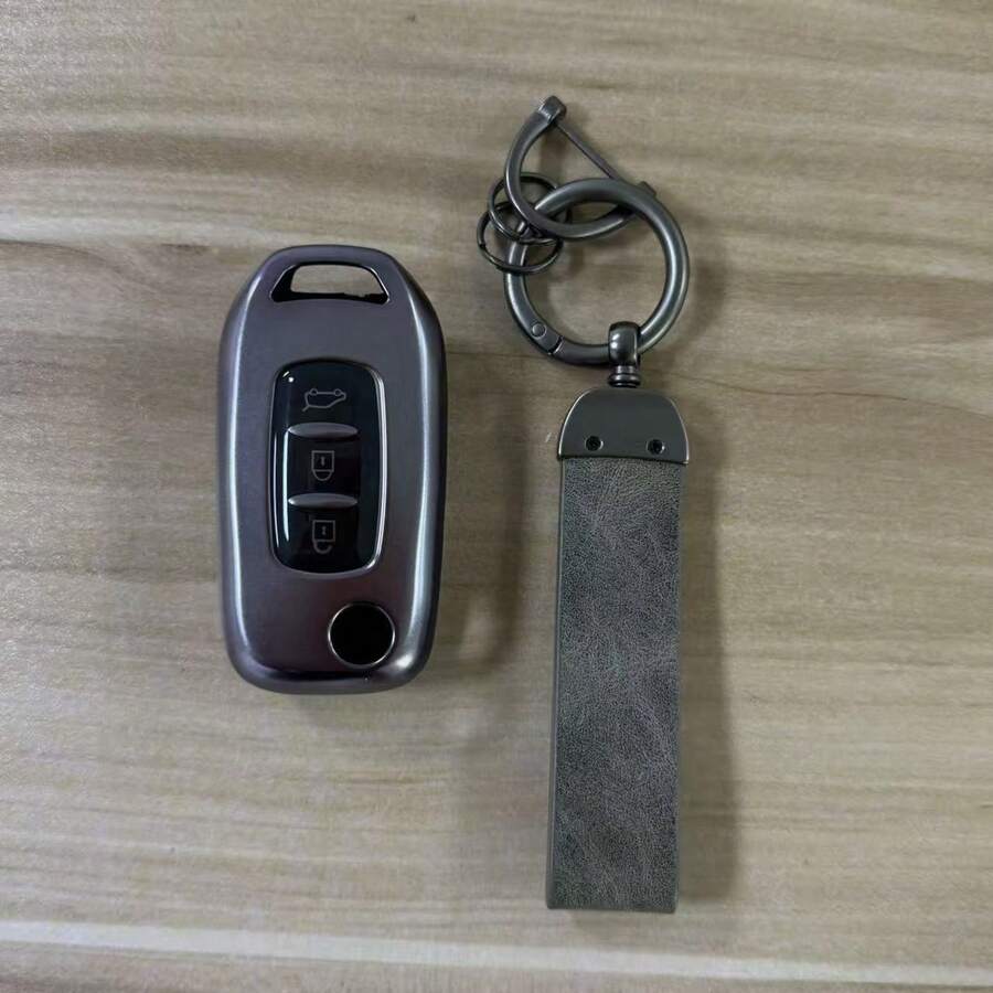 TPU Car Key Fob Cover Suitable For Renault Kadjar Captur Megane Sandero Stepway Logan Clio 5 2022 Arkana 2020 2021 Kwid 2023 - Renault H Model - View 1