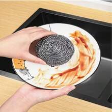 20-Piece Powerful Stain-Removing, Lint-Free Cleaning Balls – A Must-Have For Washing Dishes And Pots. Easily Removes Black Grime From Pot Bottoms, Grease From Stovetops, Rust, And Stubborn Stains. Cleans With Just One Swipe, Say Goodbye To Kitchen Stains. Multi-Pack Design Meets The Cleaning Needs Of Various Scenarios Including Kitchens, Bathrooms, And Commercial Kitchens. - 20Pcs - Xem 2