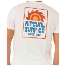 Rip Curl تيشيرت رجالي بأكمام قصيرة من Pacific Rinse Sunrise باللون البيج - بيج - مشاهدة 4
