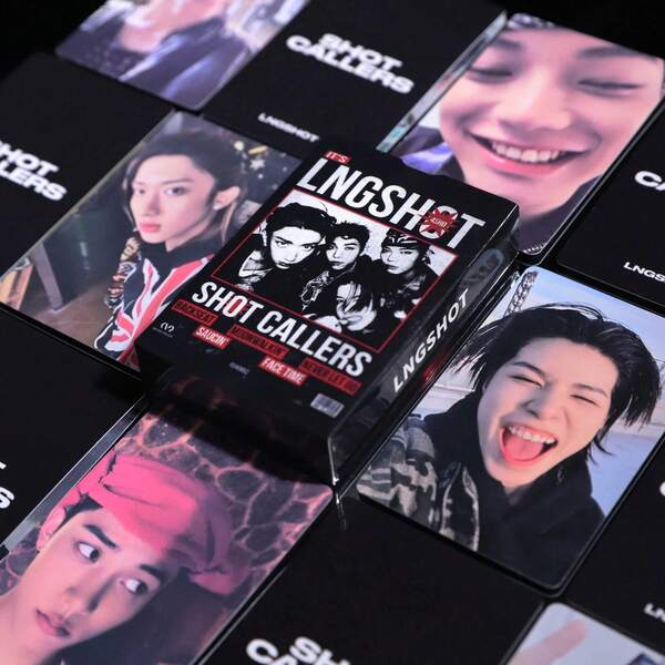 55pcs LNGSHOT Lomo Cards, Jay Park New Boy Group SHOT CALLERS Debut Album Celebrity Photos Cards, Korean Pop Music Merchandise Gift