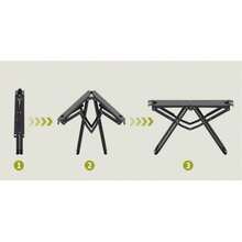 Lightweight Foldable Iron Camping Table, Compact Portable Design Suitable For Camping, Beach, BBQ, Picnic, Hiking, Outdoor Gift - MultiWarna - View 8