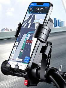 摩托车手机支架，360度可调节手机导航车把支架，通用移动固定式摩托车手机支架，导航手机配件 - A - 查看 6