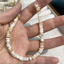 1 Strand Natural Shell Beads For Jewelry Making DIY Women Men Necklace Bracelets Handicrafts Accessories 18cm - White - View 17