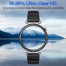 Shockproof Watch Screen Protector 3pcs Screen Protector Set Compatible With Huawei Watch GT 6 Pro 46mm/41mm 3D Curved Design Ultra-Clear Full Coverage (Non-Glass Material) Mother's Day Gift - For GT6 41mm - View 7