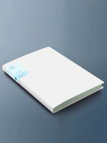 A4 Clear File Folder With 40 Transparent Sleeves, Student Supplies For Storing Documents, Contracts, Office Essentials - Single Piece - View 13