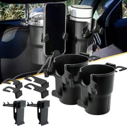 Eadrest Back Seat Car Cup Older Versatile  Trs Car Sage Organizer Wit Anger  Bott Drinks And  Compate Wit Cars SUV Trucks 2 Pack