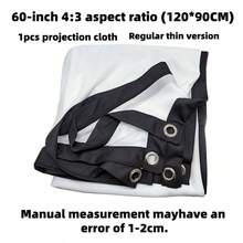 Màn chiếu gấp gọn 1 chiếc, màn chiếu di động chống nhăn, màn chiếu phim treo tường có khoen kim loại, cạnh được gia cố, tỉ lệ vàng, lý tưởng cho rạp chiếu phim tại nhà, rạp chiếu phim ngoài trời, tiệc sân vườn và các cuộc họp văn phòng, phù hợp cho các cuộc họp văn phòng, phòng khách, phòng ngủ, cắm trại, sự kiện ngoài trời, lễ hội âm nhạc, tiệc tùng, xem thể thao, đêm bóng đá. - Nhiều màu - Xem 10