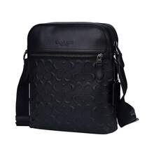 Coach 印花男士單肩斜跨包 4009QBBK - 黑色4009QBBK - 查看 2