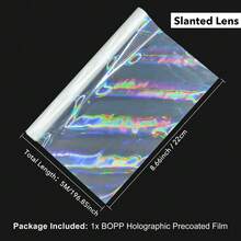 1卷22*500cm BOPP激光预涂层膜，透明防水防刮，适用于覆膜机DIY纸艺热覆膜 - 多色 - 查看 19